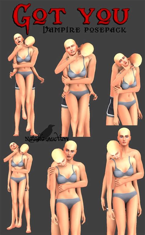 Got You Vampire Posepack Natalia Auditore Sims Couple Poses