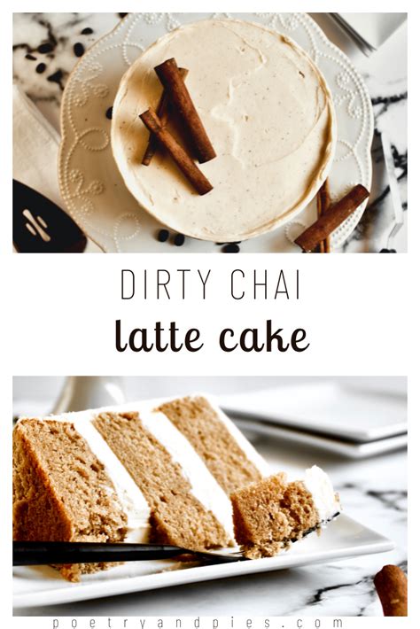 Dirty chai latte cake – Artofit