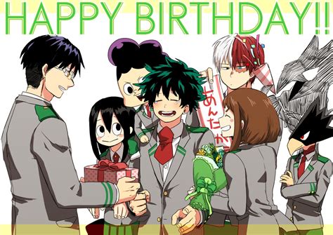 Happy Birthday Boku No Hero Academia Fan Art 39488111 Fanpop