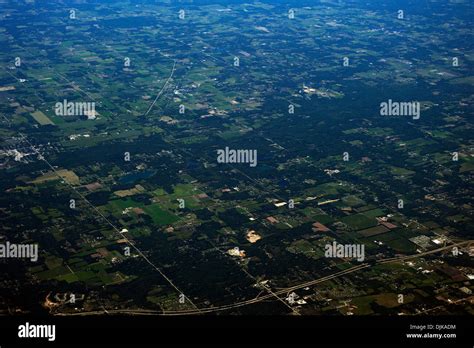 Aerial view of Illinois, USA Stock Photo - Alamy