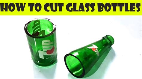 How To Cut Glass Bottles At Home Youtube