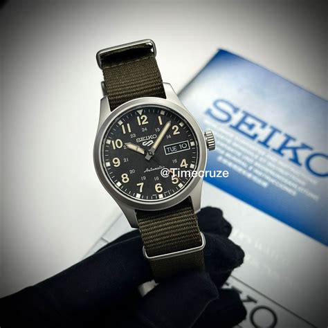 Seiko Sports Green Zone Midfield Automatic Black Dial Green