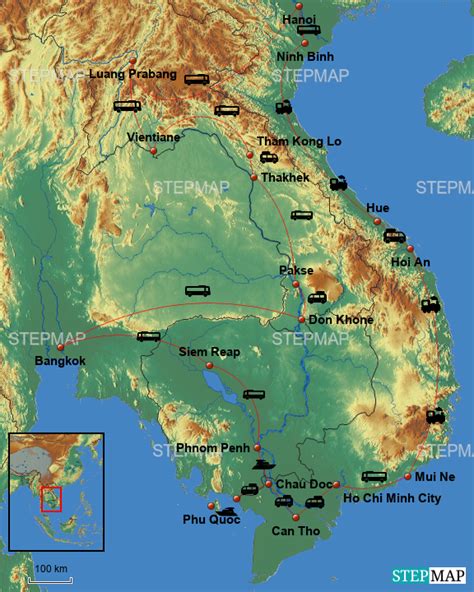 Stepmap S Dost Asien Landkarte F R S Dostasien