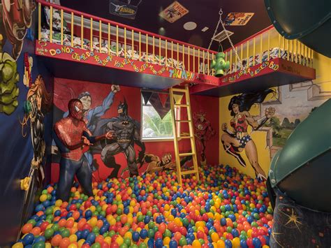 Click The Image Below For A 360 Degree Virtual Tour Of The Marvel Vs Dc Superhero Ballpit Bedroom