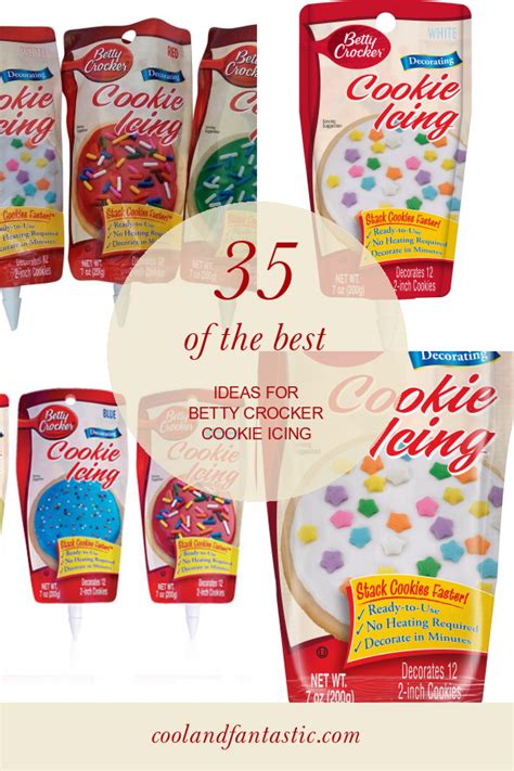 35 Of the Best Ideas for Betty Crocker Cookie Icing - Home, Family ...