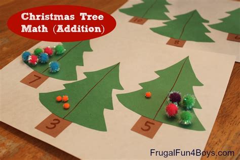 Christmas Tree Math - Frugal Fun For Boys and Girls