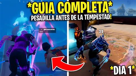 COMO COMPLETAR TODAS LAS MISIONES DE FORTNITE PESADILLA ANTES DE LA