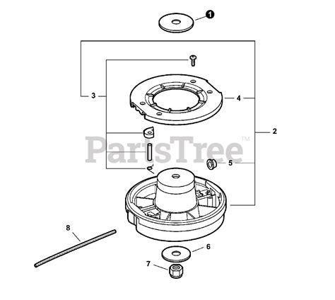 Echo GT-225i - Echo String Trimmer (SN: T86314001001 - T86314999999) Rapid Loader Head Parts ...