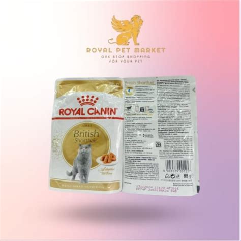 Jual Royal Canin British Shorthair Short Hair Adult Pouch Sachet Saset