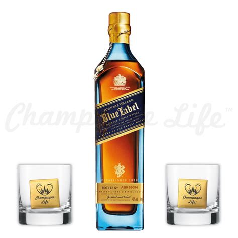 johnnie walker blue label gift set champagne life gifts