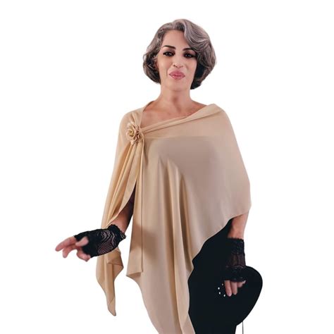 Echarpe Festa Nude Bege Transparente Madrinha Valor A Vista