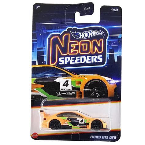 Hot Wheels Neon Speeders BMW M3 GT2 kisautó 1 64 Mattel vásárlás a Játékshopban