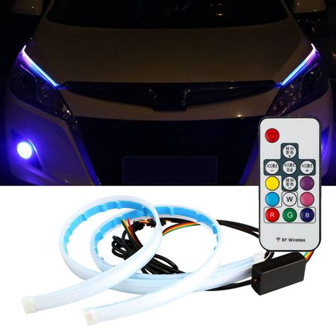 Amazon Miytsya Pcs Car Spotlight Led Strips Inch Rgb Multi