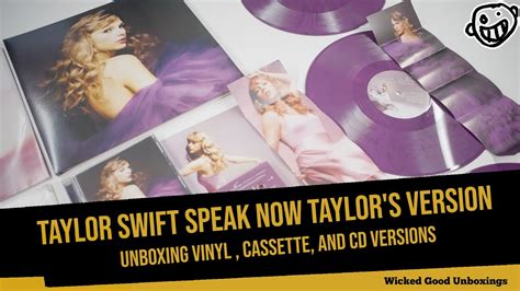 Taylor Swift Speak Now Taylors Version Unboxing Vinyl Cassette Cd