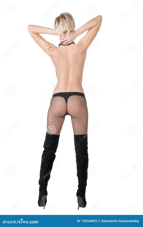 Rear View Of Nude Blond Woman Stock Image Image Of Desire Naked 13654893