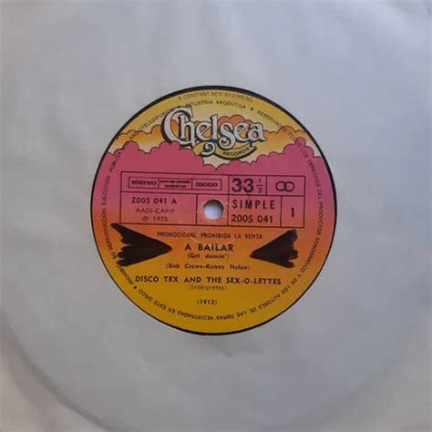 Vinilo Simple Disco Tex And The Sex O Lettes A Bailar MercadoLibre