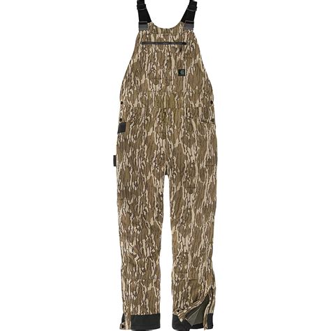 Carhartt Mens Super Dux Relaxed Fit Camo Bib Overalls Academy