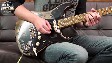 Fender Custom Shop Stratocaster Heavy Relic Black Youtube