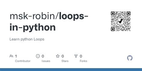 Github Msk Robinloops In Python Learn Python Loops