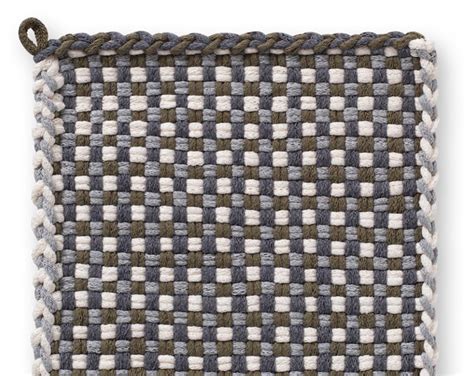 Winter Snow Pot Holder Hot Pad Kitchen Ware Handcrafted Potholder Cotton Potholder Cotton