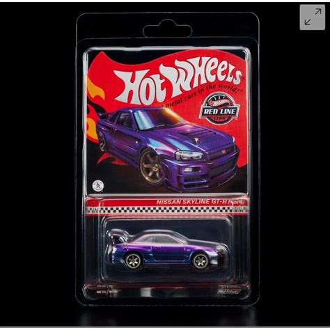 Hot wheels Redline club 風火輪RLC 紅線俱樂部 2024 skyline GT R R34 蝦皮購物
