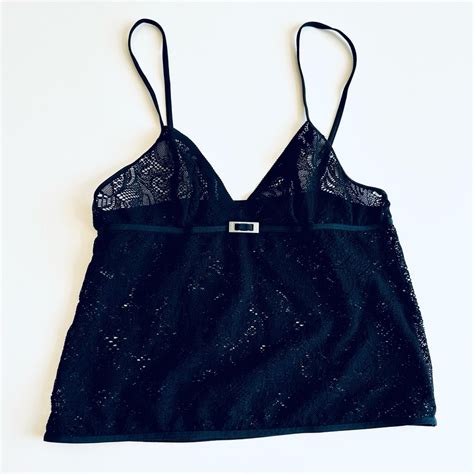 Aubade Paris Black Lace Camisole Sexy Lingerie Top Gem
