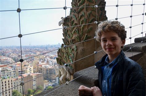 Everett Atop Sagrada Família In one of the towers on the N Flickr