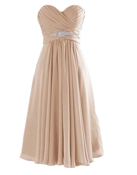 Short Chiffon Pleated A Line Bridesmaid Dress Showcases Ruched