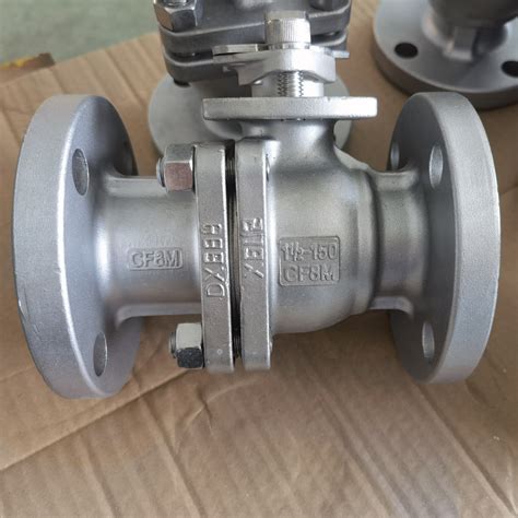 API JIS DIN 2PC Flange Threaded Ball Valve Carbon Steel Stainless Steel