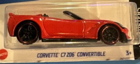 Hot Wheels Red Corvette C Z Convertible Roadsters Contemporary Manufacture