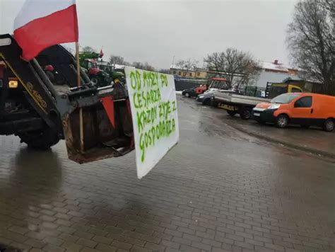 Og Lnopolski Protest Rolnik W Trwa Tak E W Powiecie Podd Bickim