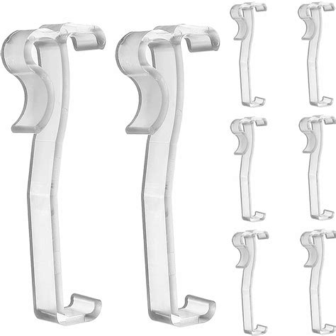 Valance Clips 2 12 Window Blinds Hidden Clip Clear Plastic For Horizontal Blinds Valance