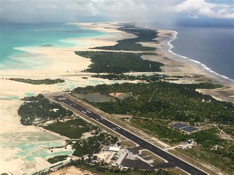 Kiribati: Tarawa Lagoon from the air – Travel2Unlimited