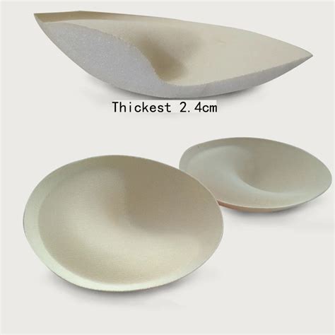1Pair Sexy Women Sponge Thickening Pad Chest Cups Inserts Breast Bra Enhancer Push Up Bikini