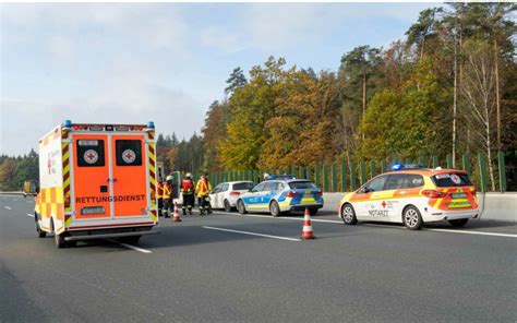 Verkehrsunfall Auf A9 Bei Trockau Mehrere Verletzte Bayreuther Tagblatt