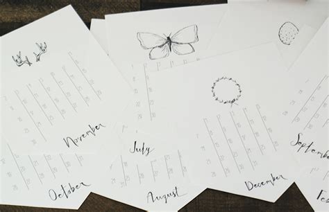 DIY Calendar - The Merrythought