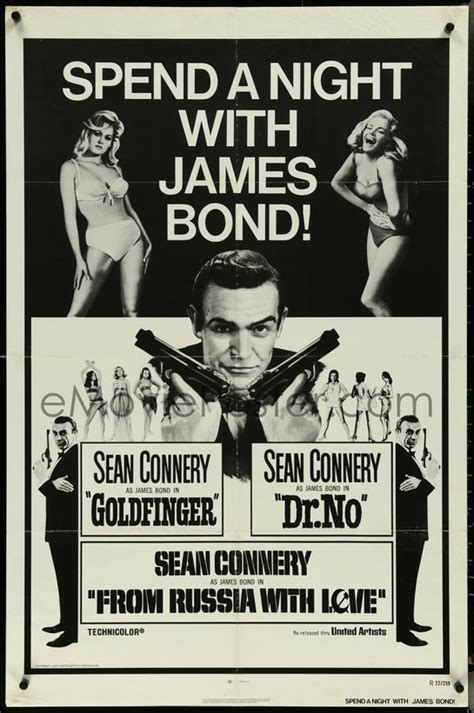 EMoviePoster Image For 6t1152 GOLDFINGER DR NO FROM RUSSIA WITH