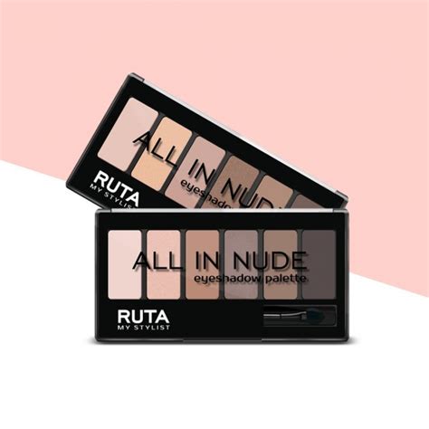 ALL IN NUDE палетка теней для век RUTA my stylist