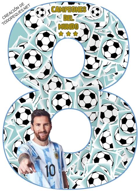 Numeros Argentina Campeon Todo Peques