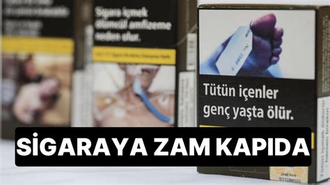 Sigaraya B Y K Zam Bekleniyor Paket Fiyat Liray Bulabilir