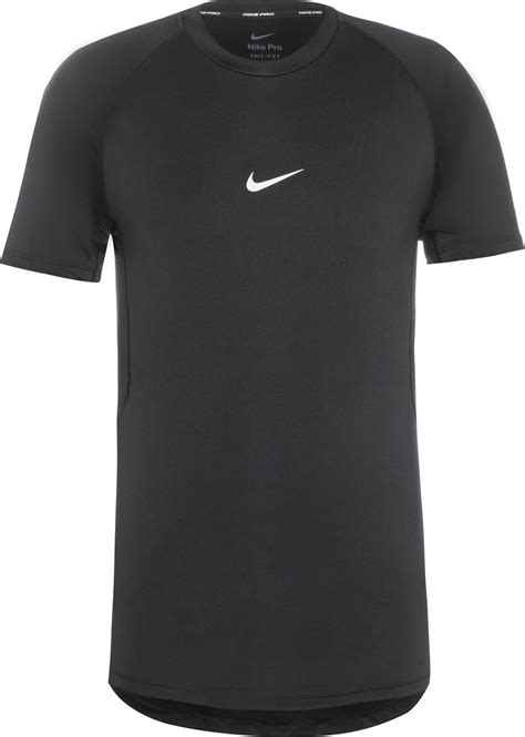 Nike Pro Dri Fit Mens Fitness Top Black White • Pris