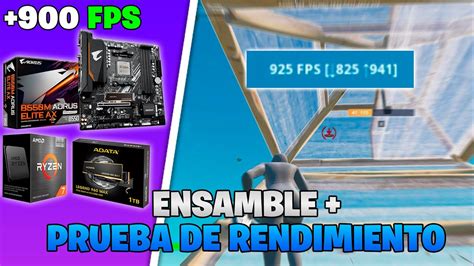 Ensamble Prueba De Rendimiento En Fortnite Ryzen 7 5800X3D RTX