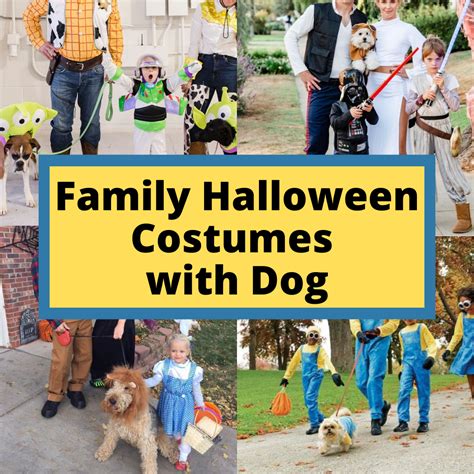 10 fun and easy family Halloween costumes with dog.