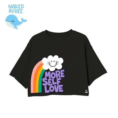 Jual Naked Free Croptop Anak Typography More Self Love Series Untuk Usia Tahun Shopee