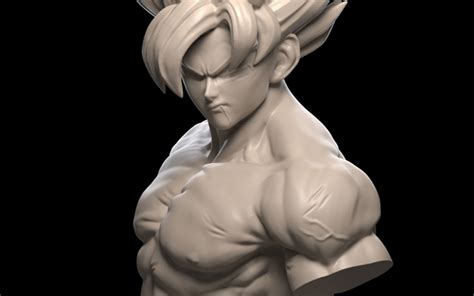 Goku Dragon Ball Z 3d Model 3d Printable Cgtrader