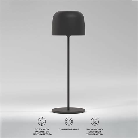 Светильник светодиодный настольный Bitty черный IP54 Elektrostandard ...