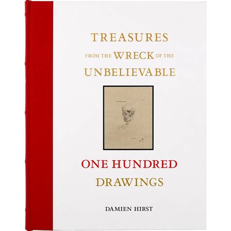 Damien Hirst Skull Butterfly Drawing In Book SIGNED Treasures From