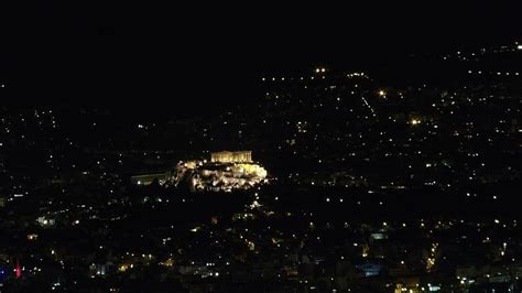 HD wallpaper: greece, athens, city, night, acropolis, illuminated ...