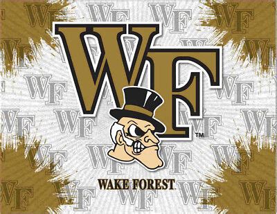 NCAA - Wake Forest Logo Canvas College Team Logo | eBay