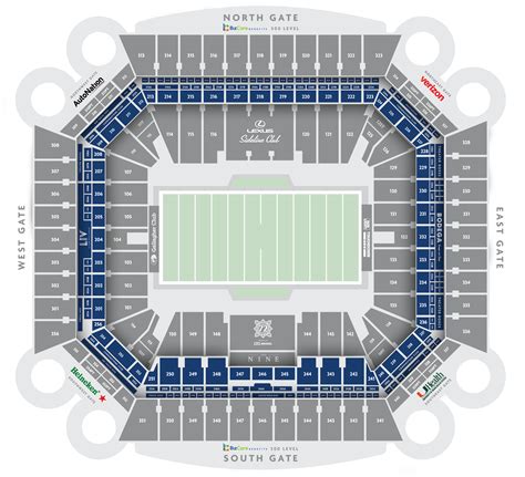 STADIUM SEATING CHART - Hard Rock Stadium